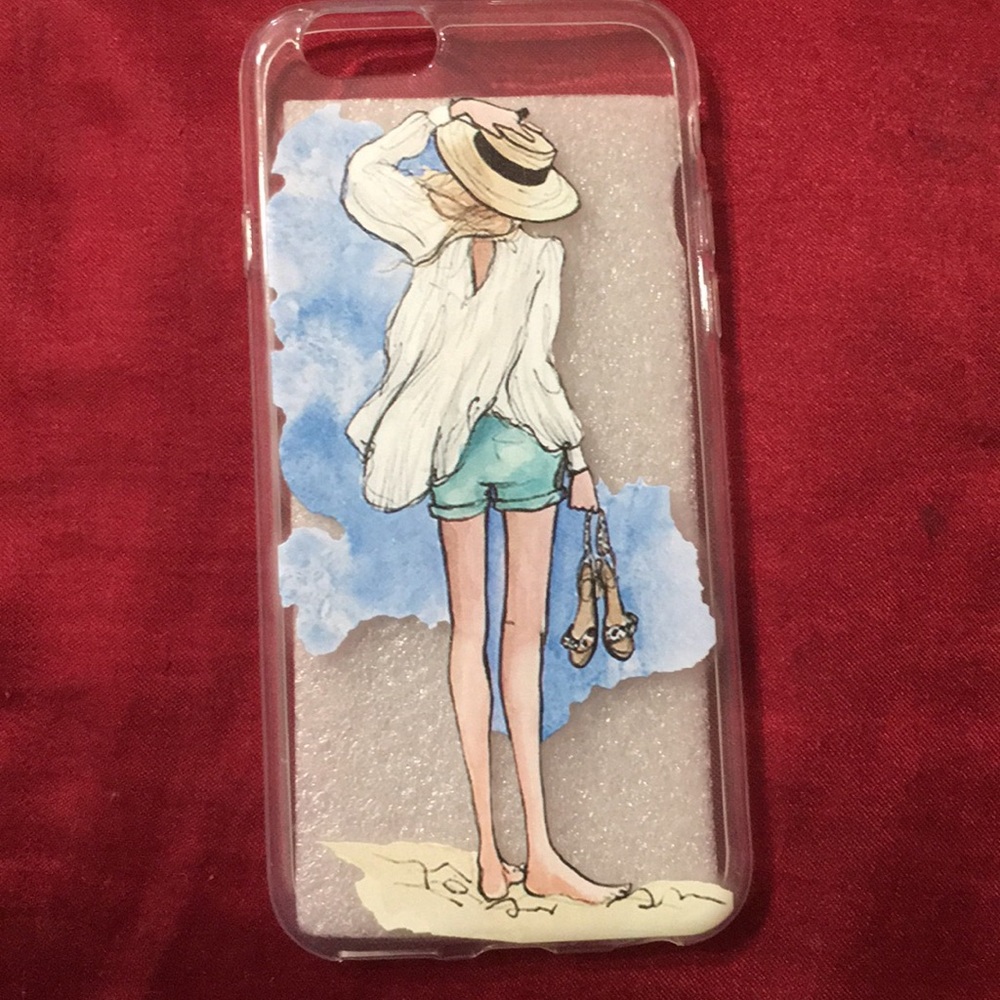 Beach days girl iPhone case for 6s